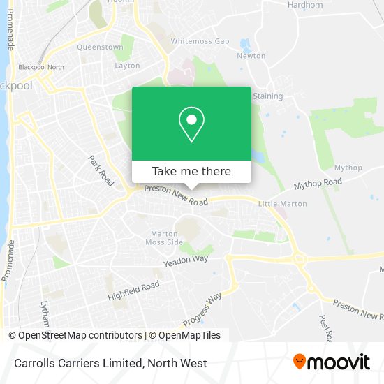 Carrolls Carriers Limited map