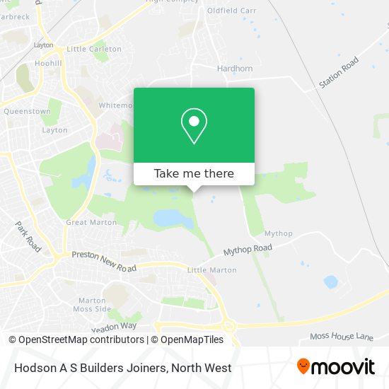 Hodson A S Builders Joiners map