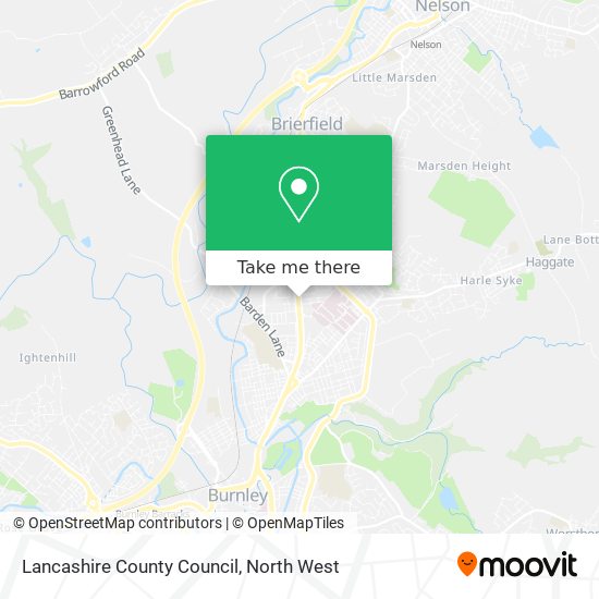 Lancashire County Council map