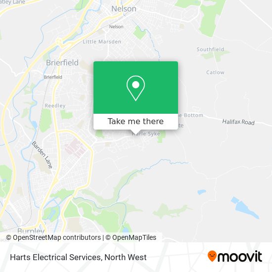 Harts Electrical Services map