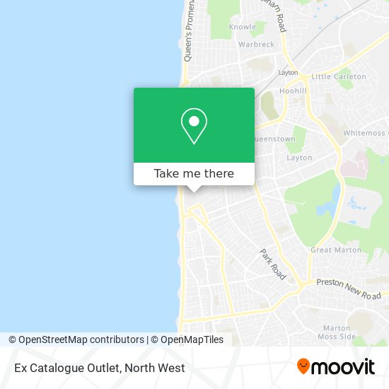Ex Catalogue Outlet map