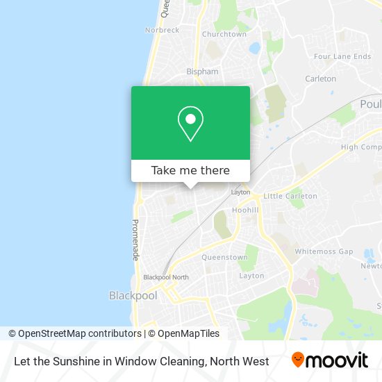 Let the Sunshine in Window Cleaning map