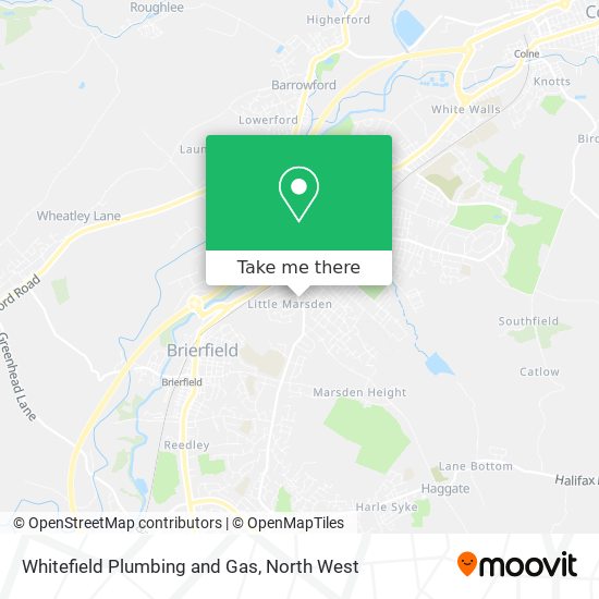 Whitefield Plumbing and Gas map