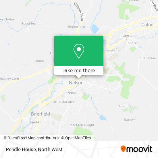 Pendle House map