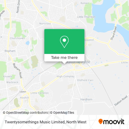 Twentysomethings Music Limited map