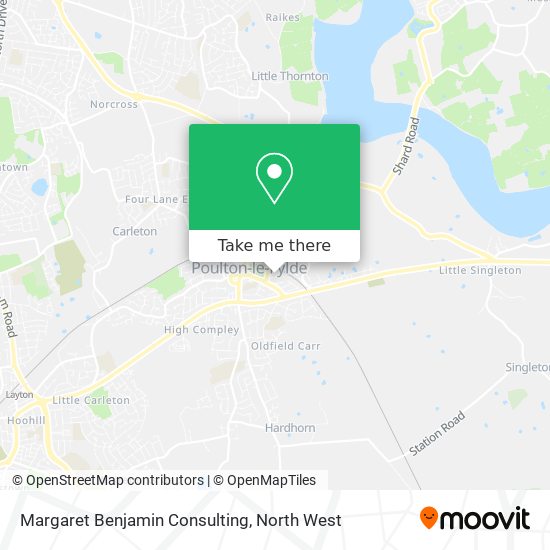 Margaret Benjamin Consulting map
