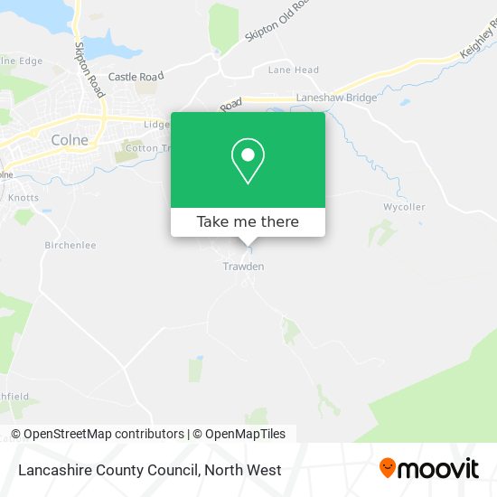 Lancashire County Council map