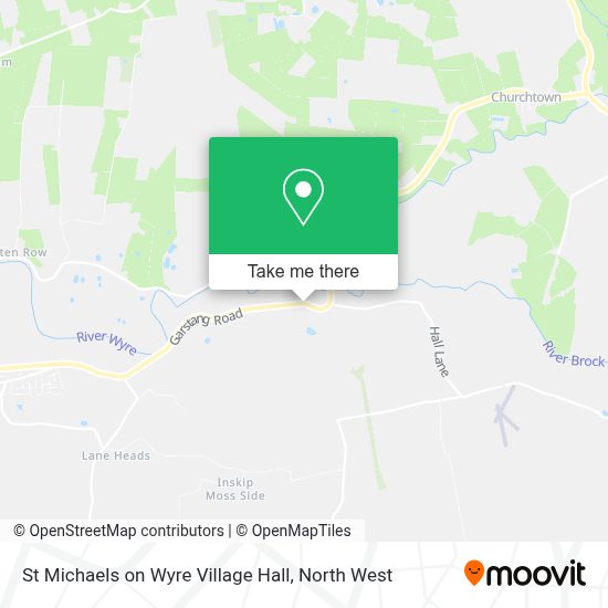 How to get to St Michaels on Wyre Village Hall in St Michael'S On Wyre