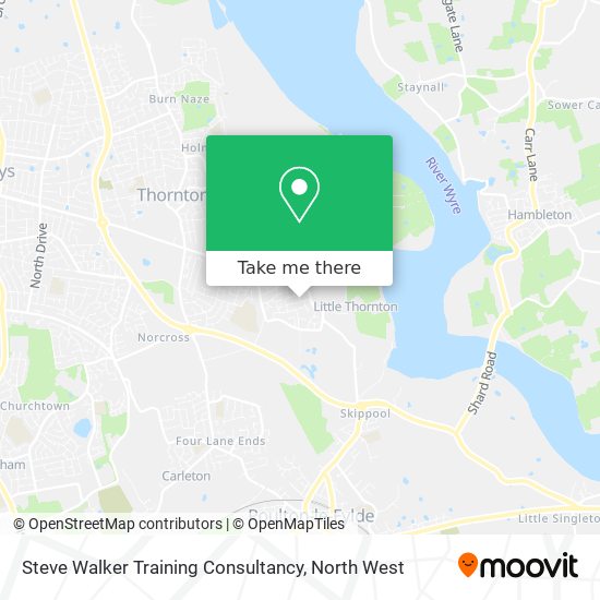 Steve Walker Training Consultancy map