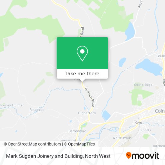 Mark Sugden Joinery and Building map