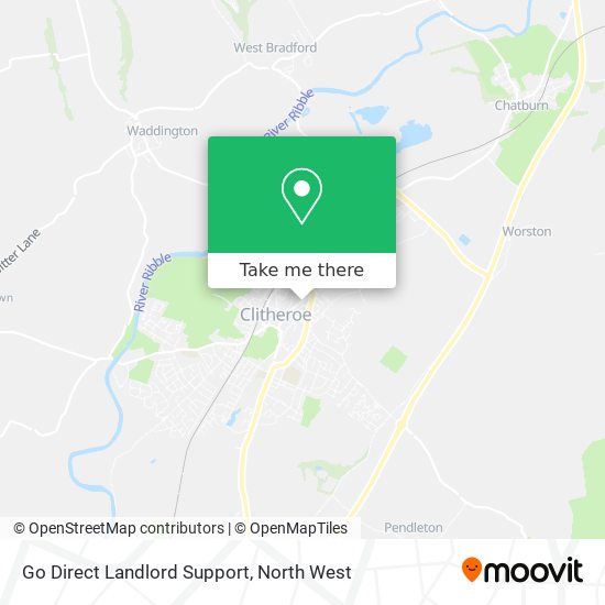 Go Direct Landlord Support map