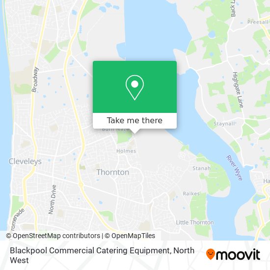 Blackpool Commercial Catering Equipment map