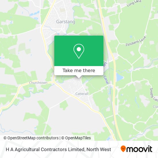 H A Agricultural Contractors Limited map