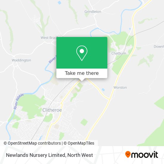 Newlands Nursery Limited map