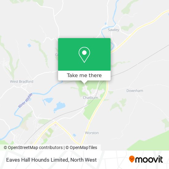 Eaves Hall Hounds Limited map