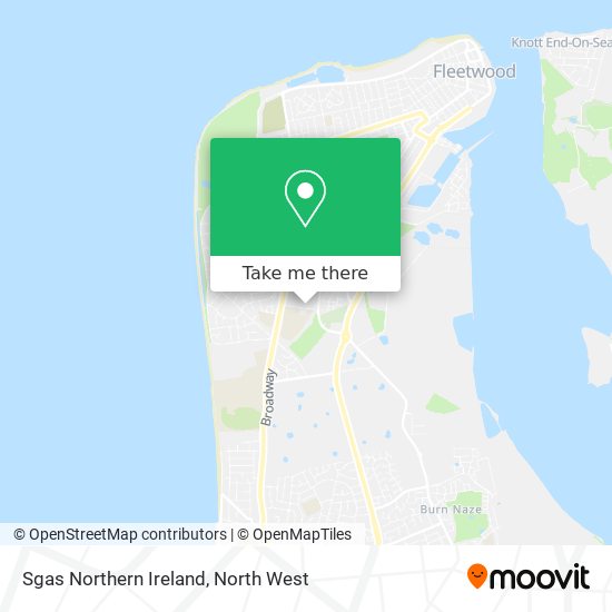 Sgas Northern Ireland map