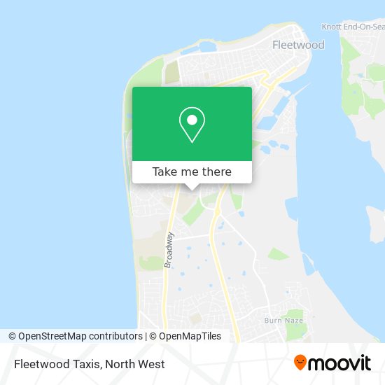 Fleetwood Taxis map