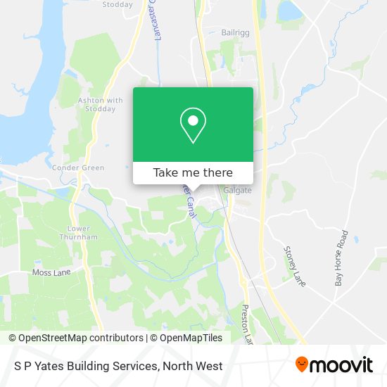 S P Yates Building Services map