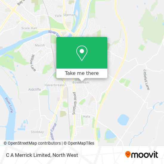 C A Merrick Limited map