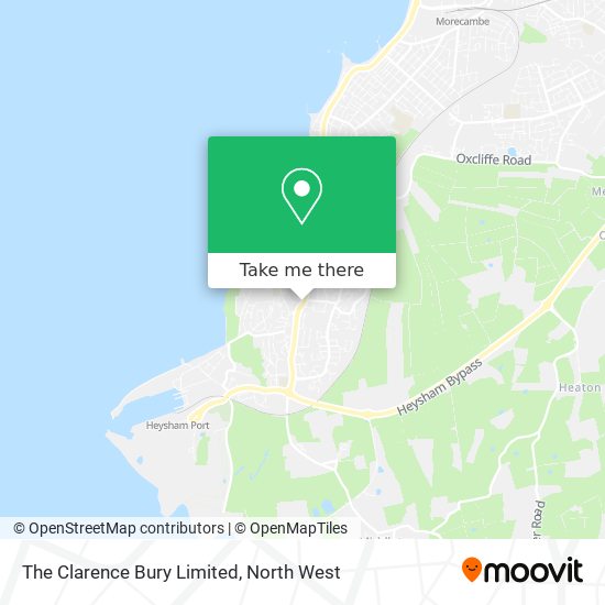 The Clarence Bury Limited map