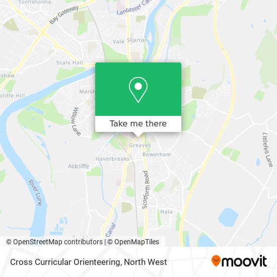 Cross Curricular Orienteering map