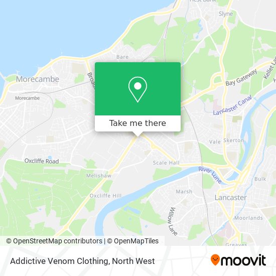 Addictive Venom Clothing map