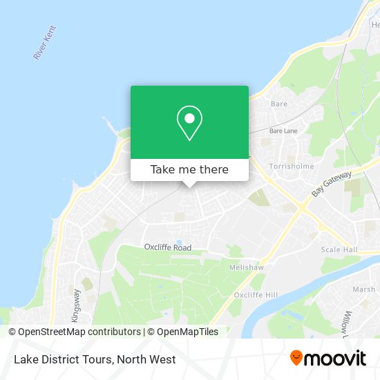 Lake District Tours map