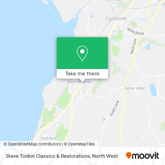 Steve Tonkin Classics & Restorations map