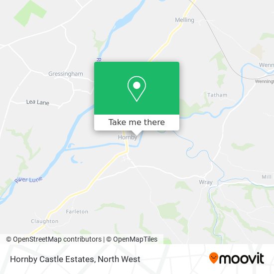 Hornby Castle Estates map