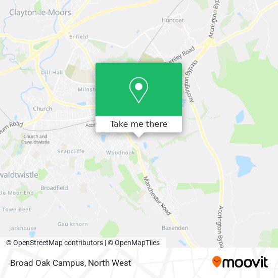 Broad Oak Campus map