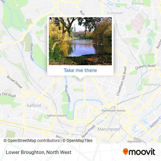 Lower Broughton map