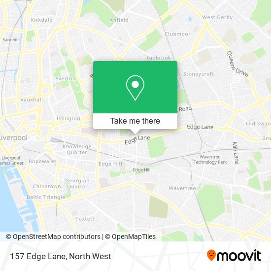 157 Edge Lane map