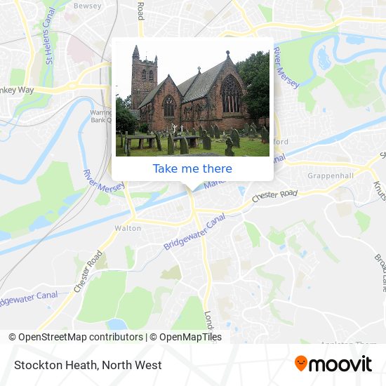 Stockton Heath map