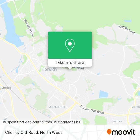 Chorley Old Road map