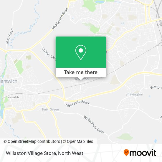 Willaston Village Store map