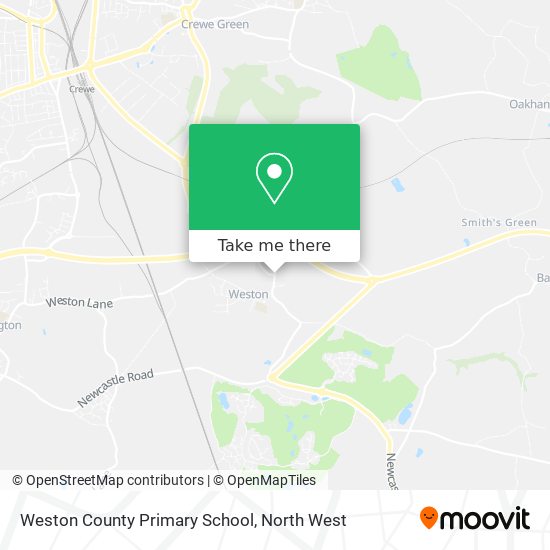 Weston County Primary School map