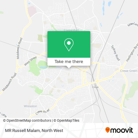 MR Russell Malam map