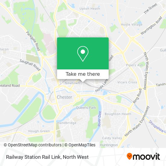 Railway Station Rail Link map