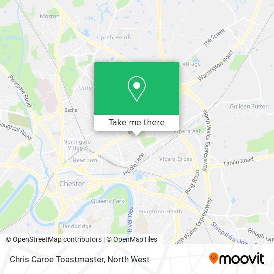 Chris Caroe Toastmaster map