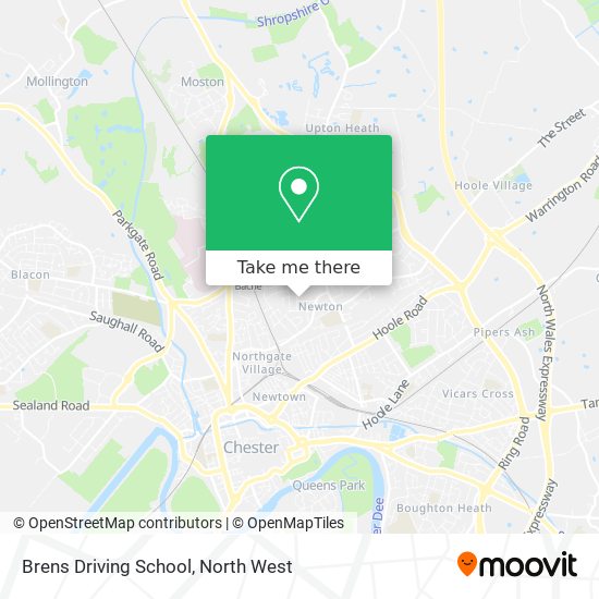 Brens Driving School map