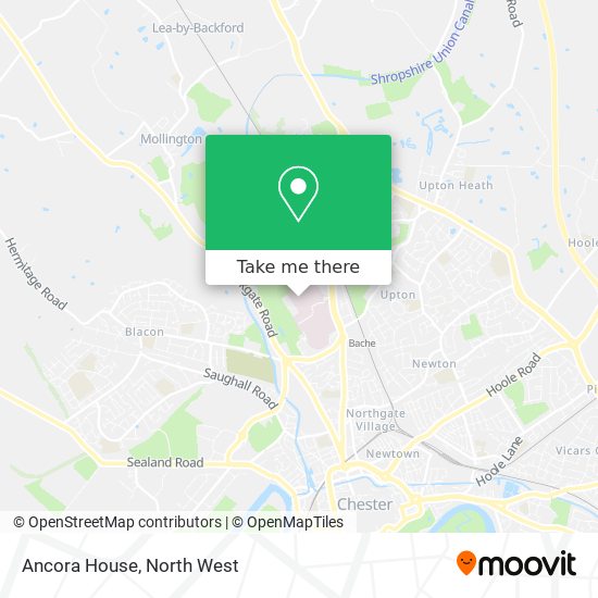 Ancora House map