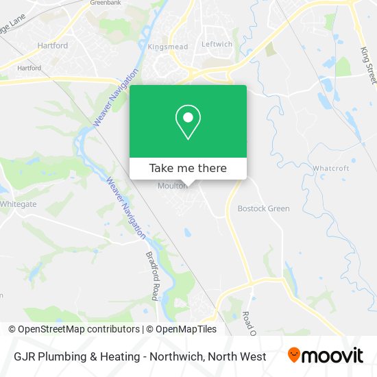 GJR Plumbing & Heating - Northwich map