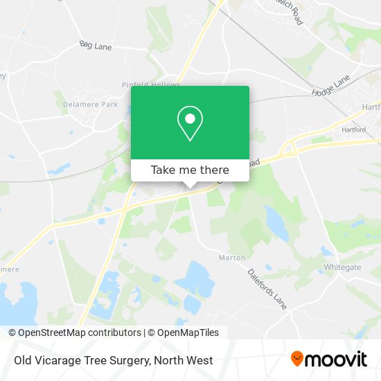 Old Vicarage Tree Surgery map