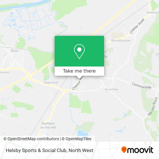 Helsby Sports & Social Club map