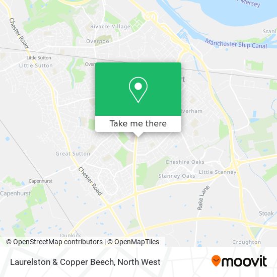 Laurelston & Copper Beech map