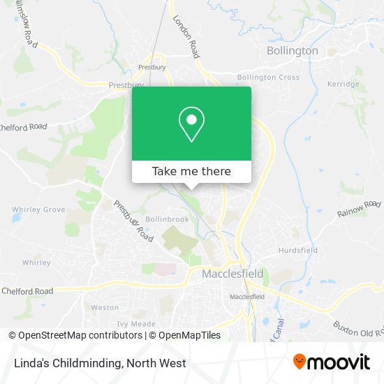 Linda's Childminding map