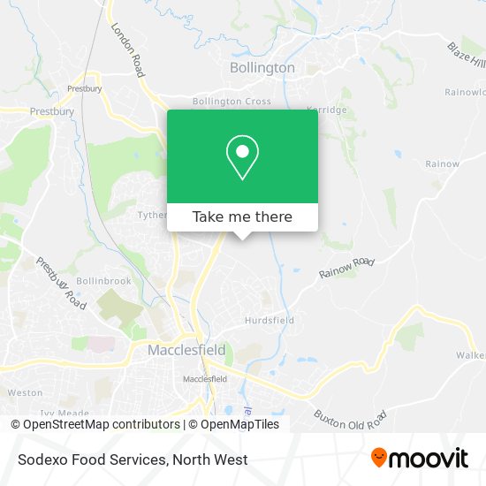 Sodexo Food Services map