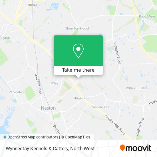 Wynnestay Kennels & Cattery map