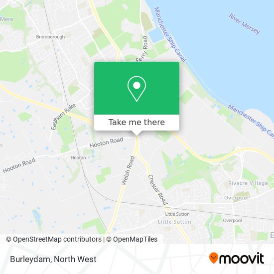 Burleydam map
