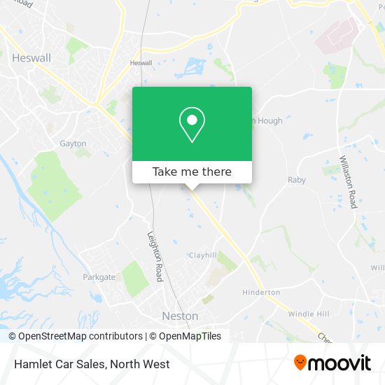 Hamlet Car Sales map